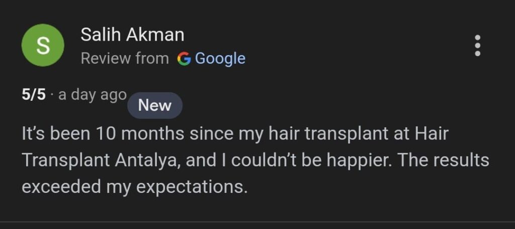 Hair Transplant Antalya Prices