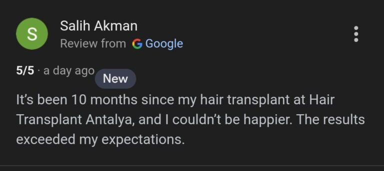 Hair Transplant Antalya Prices