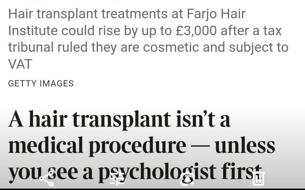Hair Transplant in UK
