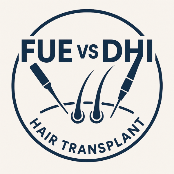 FUE против DHI