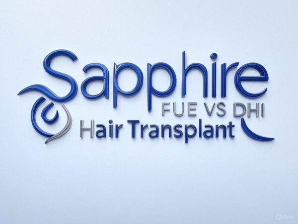 Sapphire FUE vs DHI пересадка волос
