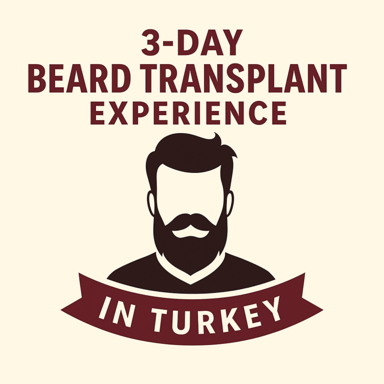 3-дневный опыт пересадки бороды в Турции