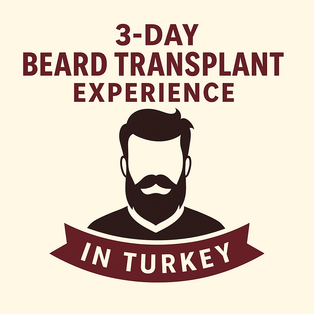 3-дневный опыт пересадки бороды в Турции