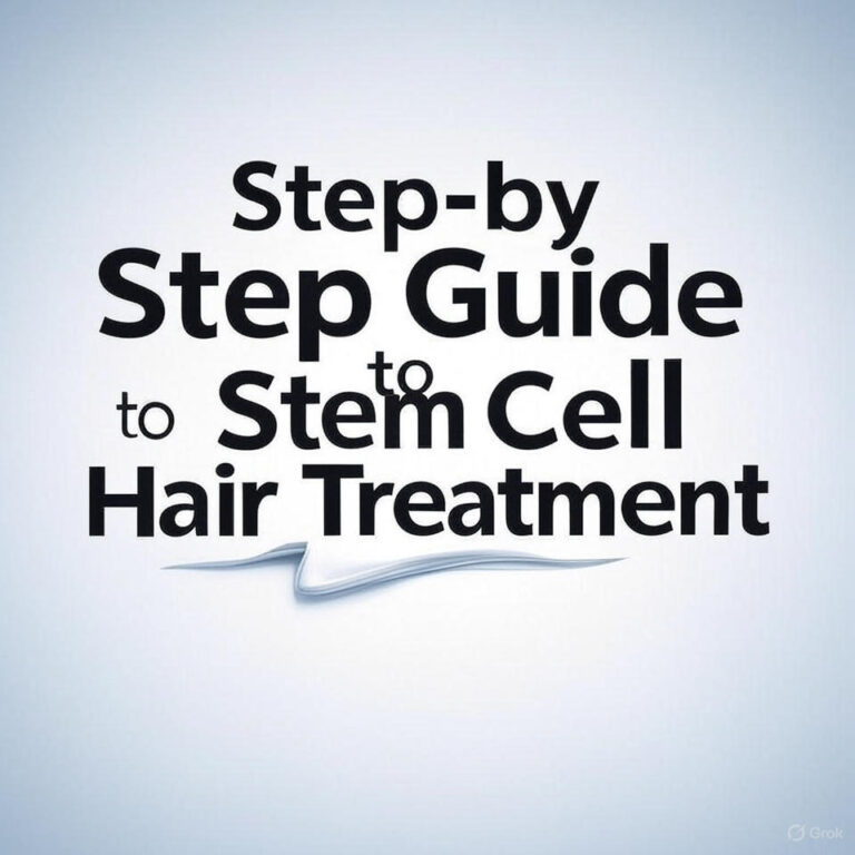 Schritt-für-Schritt Anleitung zur Stammzellen-Haarbehandlung