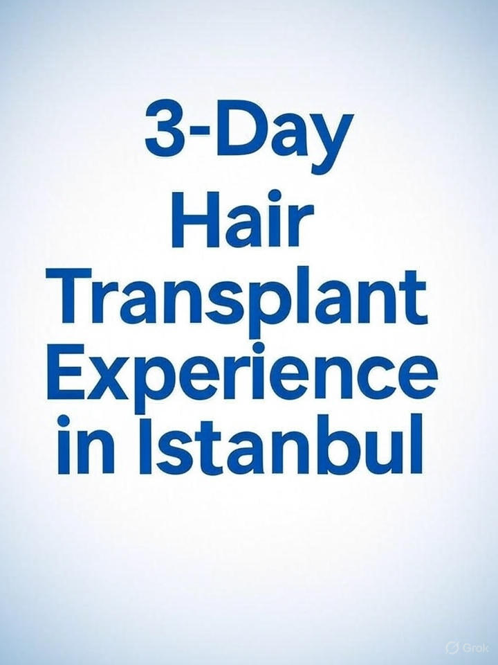 3-дневный опыт пересадки волос в Стамбуле